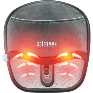Voetmassageapparaat - Gel-voetmassage - Diep Effectieve Shiatsu Massage - Luchtcompressie - Warmtefunctie