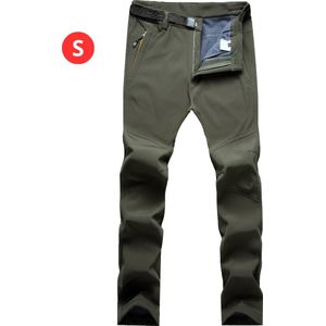Skibroek - Skipak - Snowboard Broek - Winterbroek - Sneeuwbroek - Heren - Wintersport - Leger Groen XS