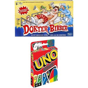 Spellenbundel - 2 Stuks - Dokter Bibber & Uno