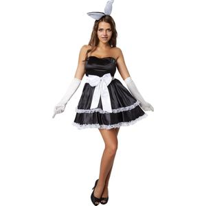 dressforfun - Hot bunny XXL - verkleedkleding kostuum halloween verkleden feestkleding carnavalskleding carnaval feestkledij partykleding - 302134
