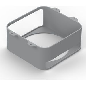 Houder voor onder tafel geschikt voor Apple Mac Studio Grijs - Meurbeugel - Wandbeugel