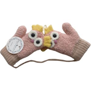 BellaBelga - Belgisch merk – Kinderwant – Petit Hibou – Licht Roze