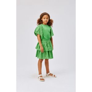 Molo Ritza Tops & T-shirts Meisjes - Shirt - Groen - Maat 128