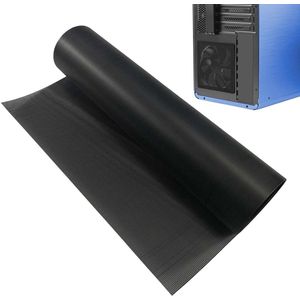 Stoffilter voor computerventilator afdekking 29 x 100 cm - stofdicht zwart