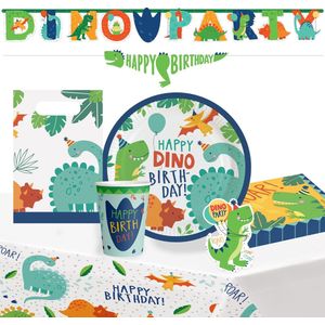 Dino feestversiering - verjaardag pakket - Amscan