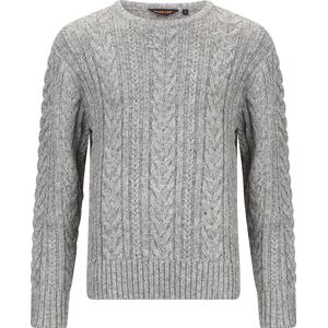 Life-Line - Marvin Sweater Heren - Grijs - Outdoorvest - Wandelvest - Fleece Grijs