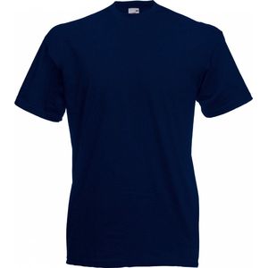 Fruit Of The Loom Heren Valueweight T-shirt met korte mouwen (Donker Marine)