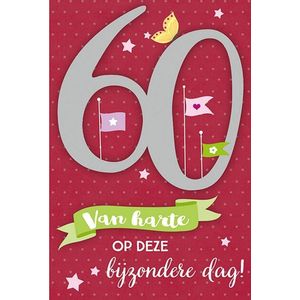 Depesche - Leeftijdskaart met muziek - 60 jaar - 046