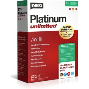 NERO Platinum Unlimited 2023 (Meertalig/Version Multilingue)