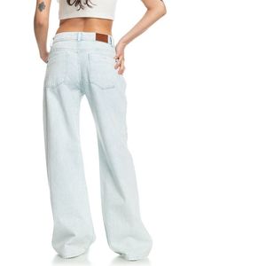 Baggy Jeans - Gewassen Denim - Dames - Losse Pasvorm