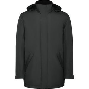Waterbestendige Parka Donker Grijs/Lood America met mooi klein wafel effect merk Roly maat L