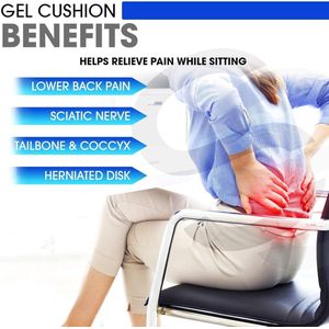 Stuiskussen - Orthopedisch kussen - Zitkussen - Gelkussen - Kussen