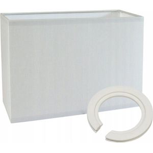 Moderne Rechthoekige Lampenkap E27/E14 - Stijlvol en Sfeervol