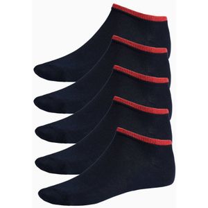 Bamboe Sokken Hoog Marineblauw BAMLUGA 5-pack 43-46