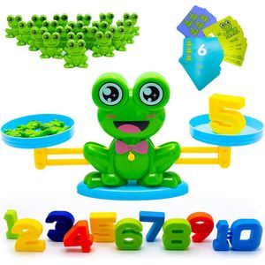 Frog Balance Game - Kikker - Kado - Speelgoed - Balansspel - Leren Rekenen - Interactief Speelgoed - Weegschaal Speelgoed - Monkey Balance - Telraam - Speelgoed Jongens - 3 jaar - 4 jaar - 5 jaar - 6 jaar - Montessori Speelgoed - Sensorisch Speelgoed