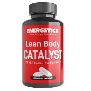 Energeticx - Lean Body Catalyst - Vet Verbranden, Afvallen, Fat Burner, Dieet, Vetverbrander, Gewichtsverlies - Groene Thee & Koffie, Cafeïne & L-carnitine - 60 Capsules: Vegetarische Capsules