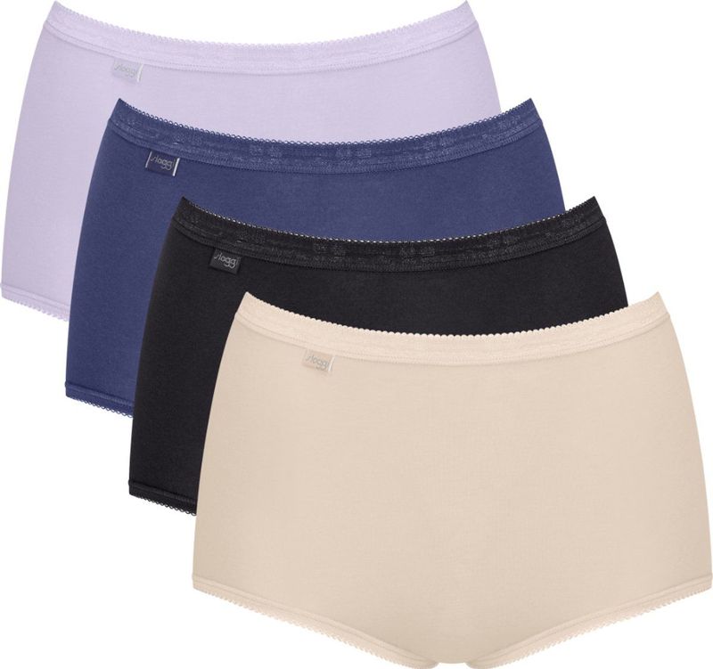 Sloggi - Basic+ - Dames Midi Slip - 4-Pack