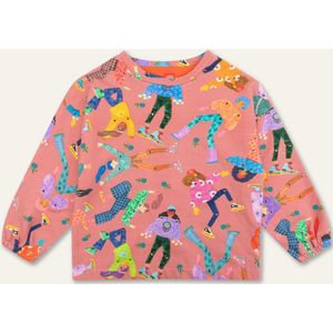 Heppy sweater 36 AOP Skatehop Pink: 98/3yr