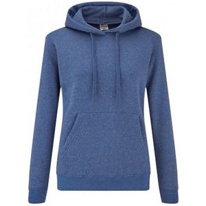 Fruit of the Loom Klassieke Dames Fit Sweatshirt Met Capuchon (Koninklijke blauwe heide)