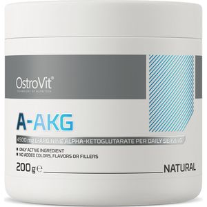 OstroVit - A-AKG - 200 g - 100% natural - L-arginine alpha-ketoglutaraat - 100% puur A-AKG, zonder extra toevoegingen - laboratoriumgetest