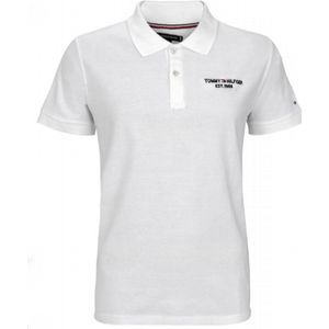 Tommy Hilfiger | Polo heren | Wit| geborduurd logo | S
