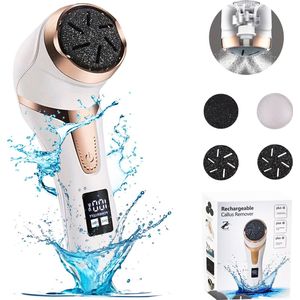 ZoeZo - Elektrische Eeltverwijderaar met Stofzuiger – Voetvijl & Eeltvijl – Krachtige Motor – Inclusief Schijven – USB Oplaadbaar – Voor Zachte & Gladde Voeten