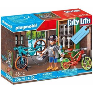 Playmobil 70674 Gift Set E-Bike Werkplaats