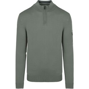 Suitable Race Half Zip Trui Groen - Maat XXL - Heren - Schipperstrui - Schipperstrui met rits - Volwassen mannen