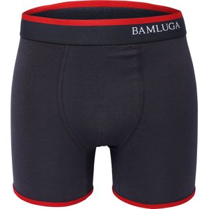 Bamboe Boxershort Slim fit Donkergrijs BAMLUGA M