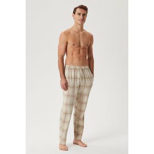 Bjorn Borg heren pyjama broek flanel beige L