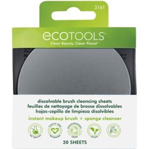 Ecotools Dissolvable Brush Cleansing Sheets 30 Units