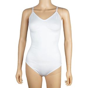 J&C Corrigerende dames body stringmodel met verstelbare bandjes Wit - maat L/XL
