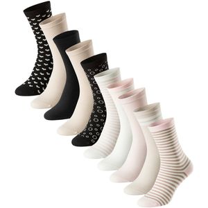 Schiesser Dames sokken 10 pack Bluebird