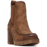 Refresh - 17320002 - Enkellaarsjes - Bruin - Ritssluiting - Casual