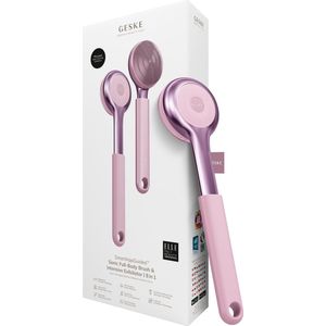 GESKE Sonic Full-Body Brush & Intensive Exfoliator | 8 in 1 | Reinigingsborstel | Met SmartSonic-pulsaties | Diepe reiniging, peeling, massage | Uitschuifbare handgreep | Ruwe huidverwijderaar