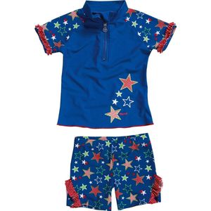 Playshoes UV zwemsetje Kinderen Sterren - Blauw - Maat 86/92
