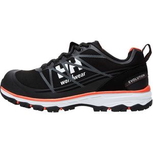 Helly Hansen werkschoenen - Chelsea Evolution 78224 - laag - S3 - zwart / oranje - maat 45