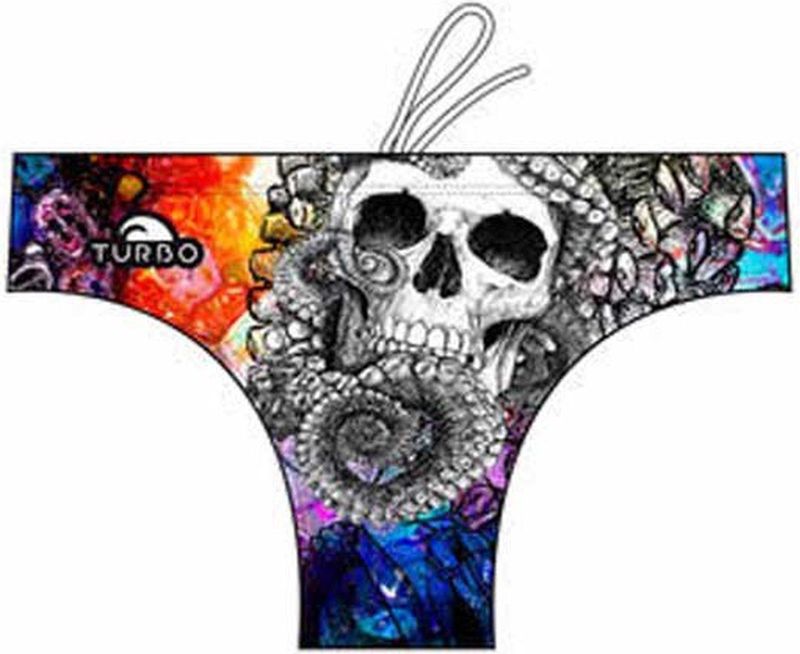 Turbo Octopus Skull Zwemslip Veelkleurig S Man