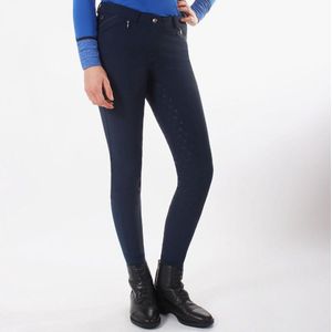 QHP Rijbroek Scottie Full Grip Navy - 42