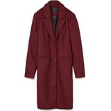 Vero Moda - Vmblaza Long Coat - Jas - Syrah - Dames