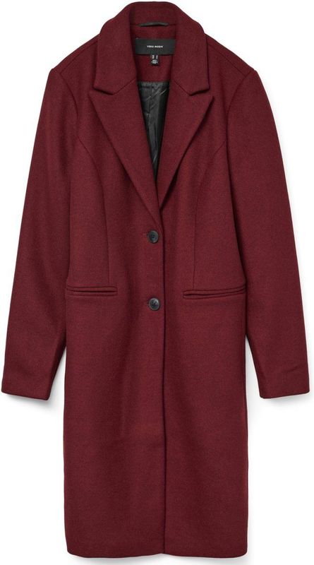 Vero Moda - Vmblaza Long Coat - Jas - Syrah - Dames