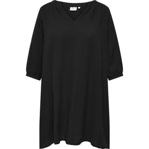 ONLY CARMAKOMA - CARTHYRA 3/4 V-NECK KNEE DRESS WVN - Dames - Mini jurken