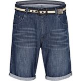 LENAS - Denim Bermuda - Blauw - Korte Broeken