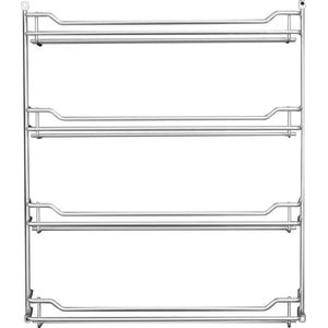 Kruidenrek voor 24 kruidenpotjes (niet meegeleverd), ideaal als wandrek in de keuken, 1 stuk