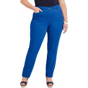 5-pocket stretch katoenen broek met rechte pijpen