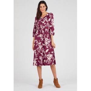 Damart - Jurk tricot warm - Dames - Rood - L