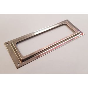 Etiketraam 90x35 mm - IJzer Vernikkeld