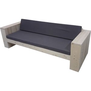 Xsteigerhout.nl Loungebank steigerhout met kussens bouwpakket