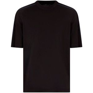 Armani Exchange - XM000322AF10361UC001 - T-shirt - Zwart - Katoen - Korte Mouwen