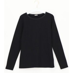 Oroblu - Perfect Line - T-Shirt Long Sleeve - Zwart